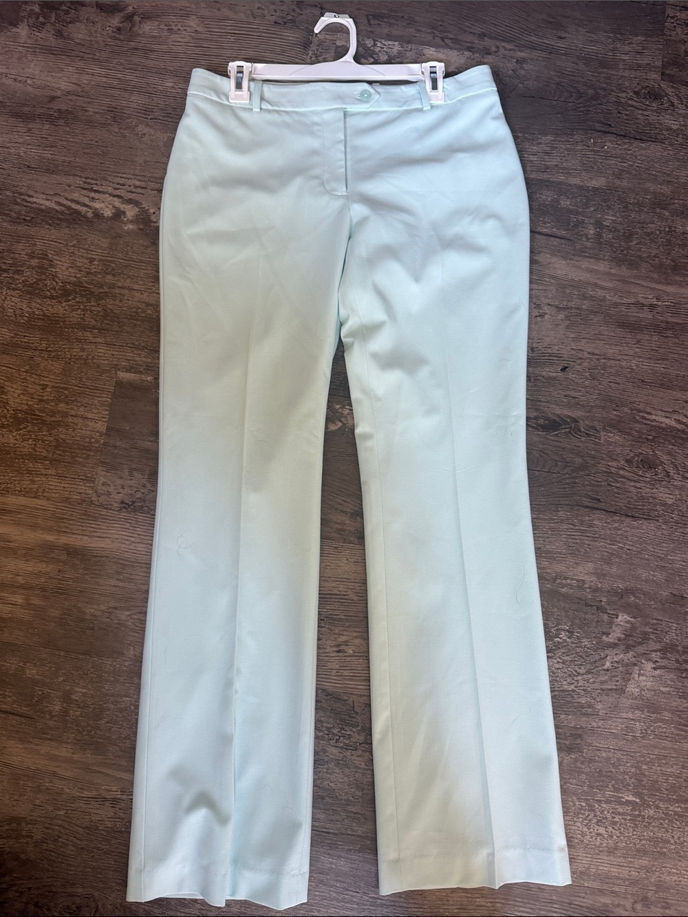 Calvin Klein Mint Green Boot Cut Dress Pants